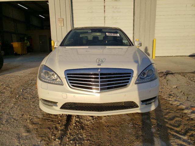 WDDNG7DB3DA522844 - 2013 MERCEDES-BENZ S 550 WHITE photo 5