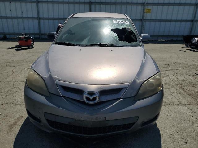 JM1BK144071603721 - 2007 MAZDA 3 HATCHBACK ნაცრისფერი ფოტო 5