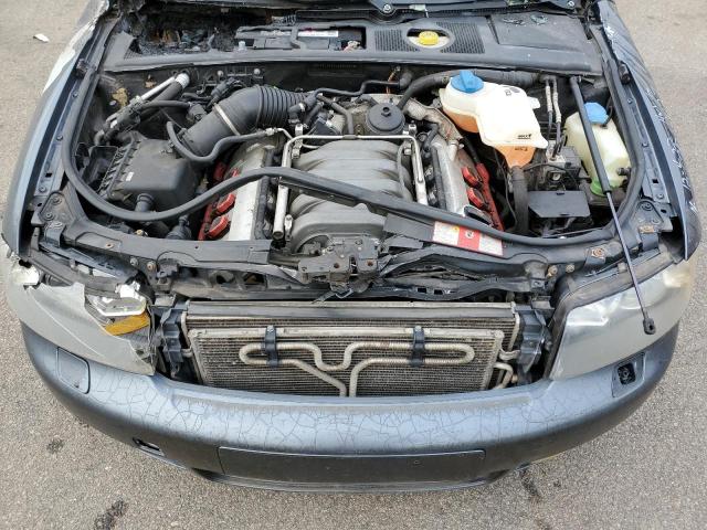 WAUPL68E54A083561 - 2004 AUDI S4 GRAY photo 11