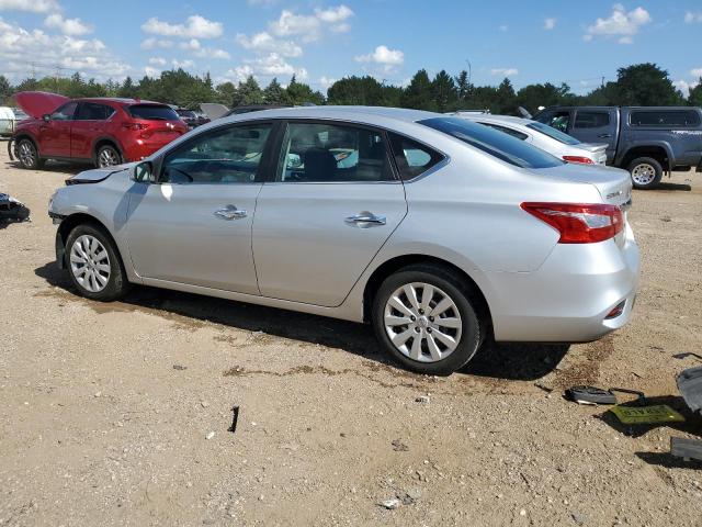 3N1AB7AP4KY337494 - 2019 NISSAN SENTRA S 银色 照片 2