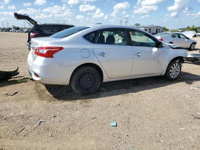 3N1AB7AP4KY337494 - 2019 NISSAN SENTRA S 银色 照片 3