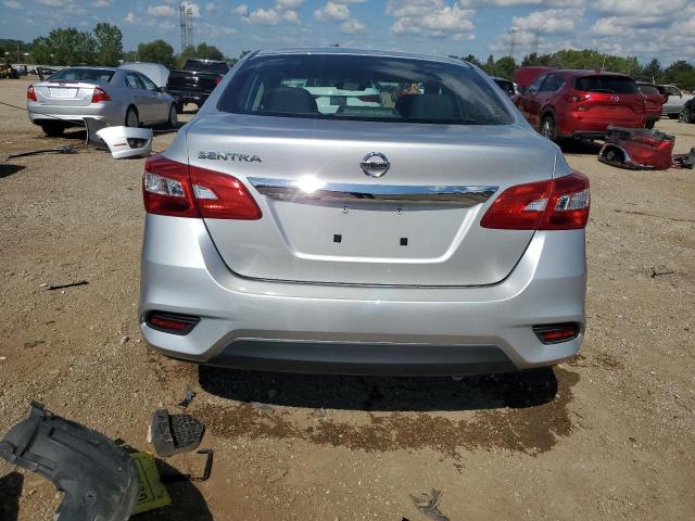 3N1AB7AP4KY337494 - 2019 NISSAN SENTRA S 银色 照片 6