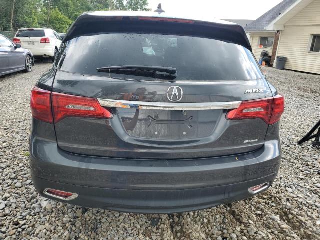 5FRYD4H47GB029561 - 2016 ACURA MDX TECHNOLOGY GRAY photo 6