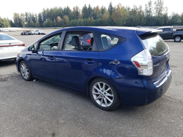 JTDZN3EU4C3094277 - 2012 TOYOTA PRIUS V BLUE photo 2