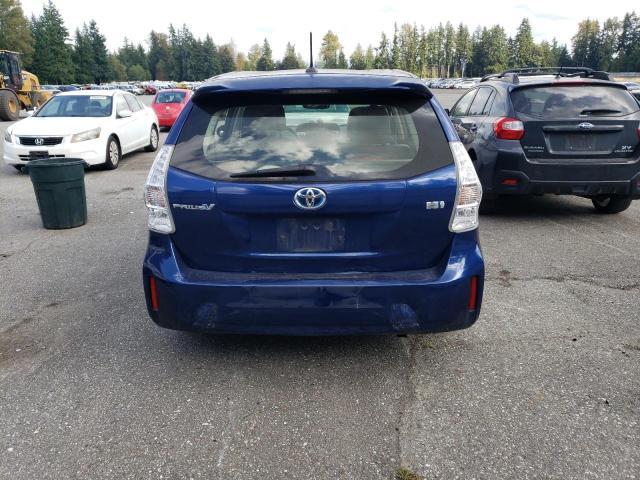 JTDZN3EU4C3094277 - 2012 TOYOTA PRIUS V BLUE photo 6