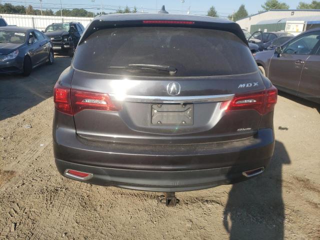 5FRYD4H49EB033401 - 2014 ACURA MDX TECHNOLOGY GRAY photo 6