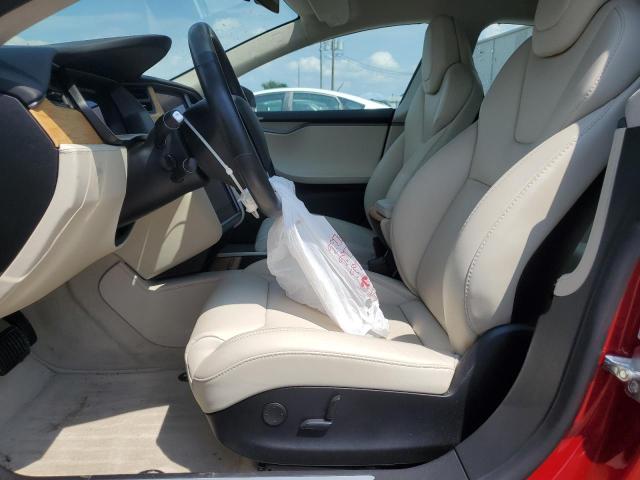 5YJSA1E28KF306745 - 2019 TESLA MODEL S 红色 照片 7