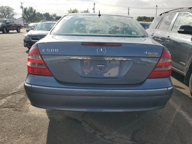 WDBUF83J04X115535 - 2004 MERCEDES-BENZ E 500 4MATIC BLUE photo 6