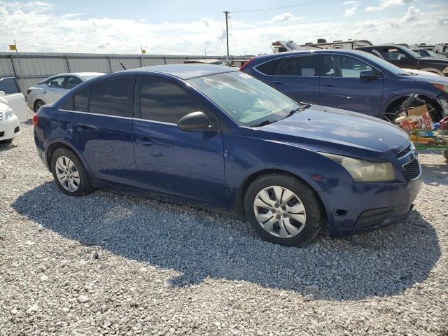 1G1PC5SH3C7360597 - 2012 CHEVROLET CRUZE LS BLUE photo 4