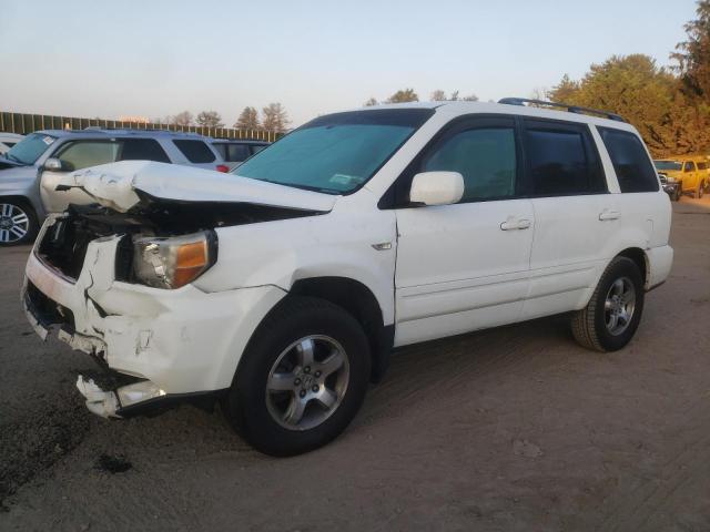 2HKYF18577H520037 - 2007 HONDA PILOT EXL WHITE photo 1