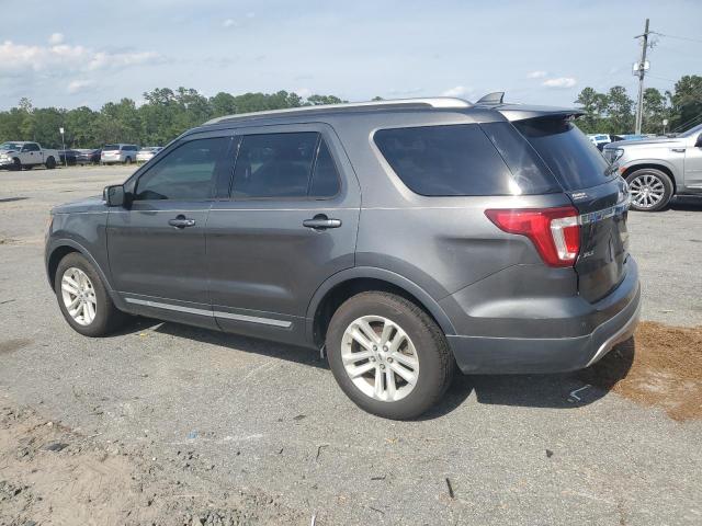 1FM5K7D89HGC83053 - 2017 FORD EXPLORER XLT GRAY photo 2