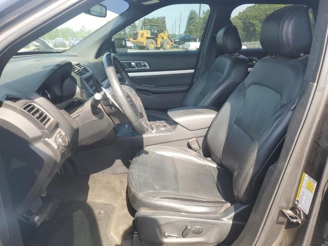 1FM5K7D89HGC83053 - 2017 FORD EXPLORER XLT GRAY photo 7