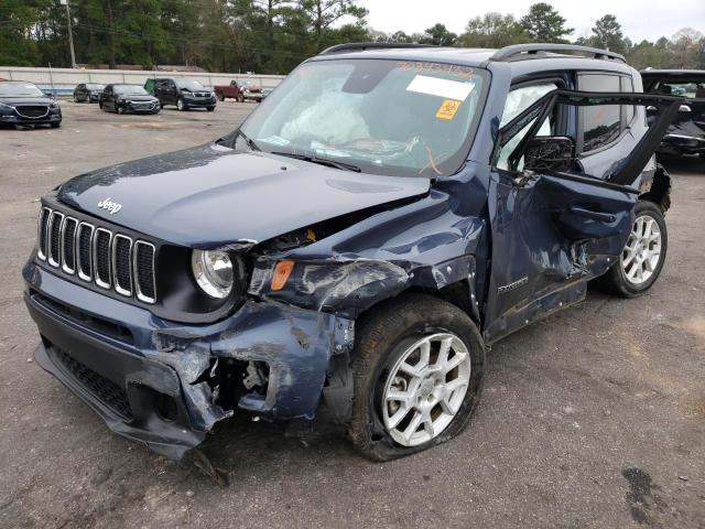 ZACNJAABXLPL36047 - 2020 JEEP RENEGADE SPORT Կապույտ լուսանկար 1
