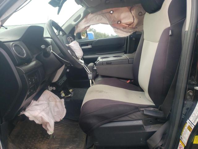 5TFUM5F19JX079339 - 2018 TOYOTA TUNDRA DOUBLE CAB SR/SR5 BLACK photo 7