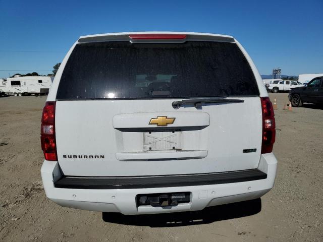 1GNSKJE79CR194226 - 2012 CHEVROLET SUBURBAN K1500 LT WHITE photo 6