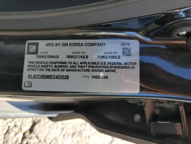 KL8CC6S96EC403529 - 2014 CHEVROLET SPARK 1LT 黑色 照片 12