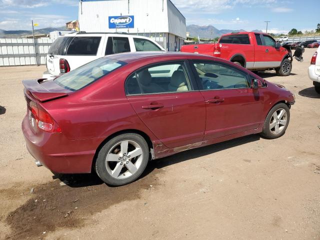 1HGFA16887L015754 - 2007 HONDA CIVIC EX BURGUNDY photo 3