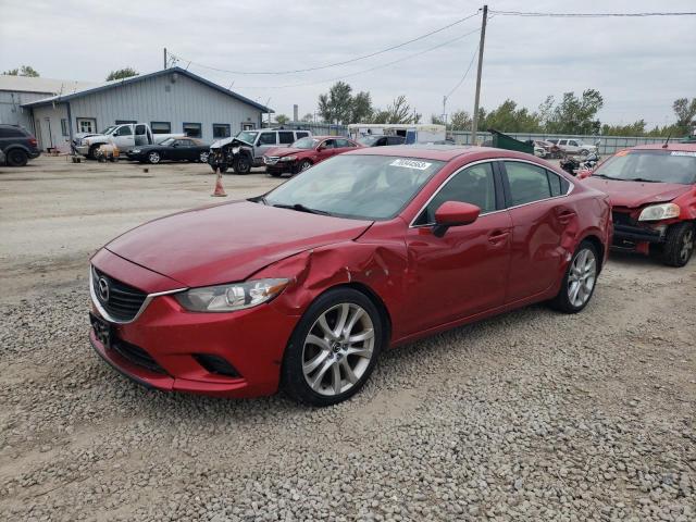 JM1GJ1V62F1165937 - 2015 MAZDA 6 TOURING MAROON photo 1