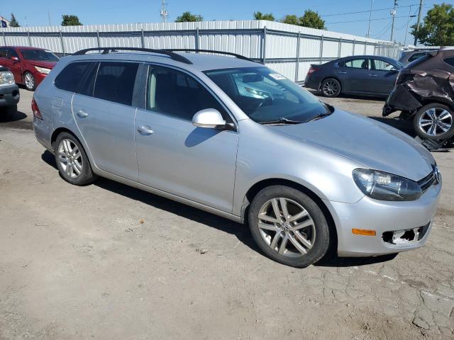 3VWPL7AJ0EM608205 - 2014 VOLKSWAGEN JETTA TDI SILVER photo 4