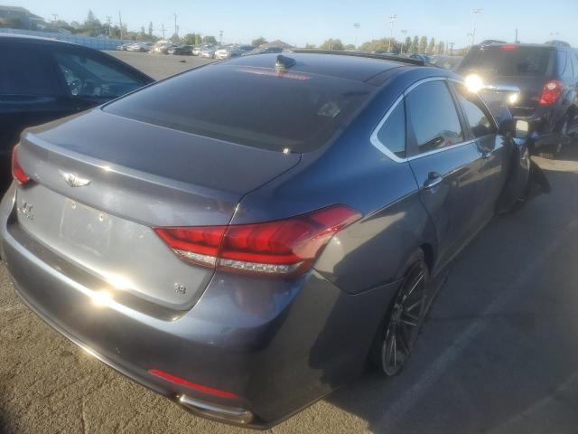 KMHGN4JEXFU055909 - 2015 HYUNDAI GENESIS 3.8L GRAY photo 3