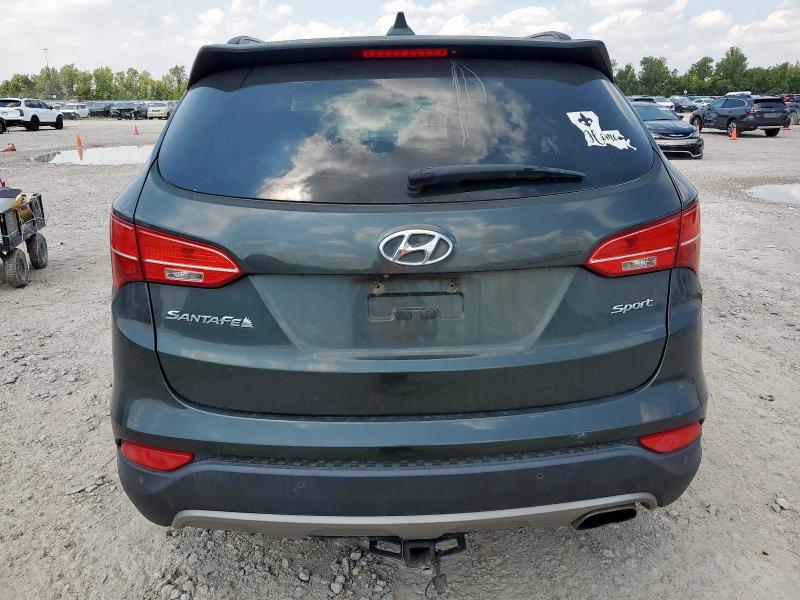 5XYZU3LBXEG181555 - 2014 HYUNDAI SANTA FE S CHARCOAL photo 6