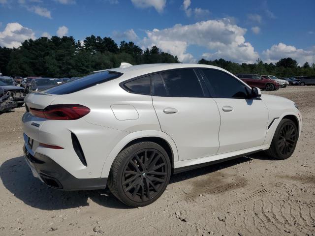 5UXCY8C03N9J75506 - 2022 BMW X6 M50I WHITE photo 3