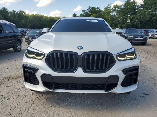 5UXCY8C03N9J75506 - 2022 BMW X6 M50I WHITE photo 5