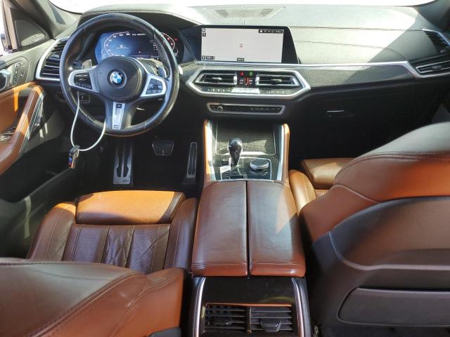 5UXCY8C03N9J75506 - 2022 BMW X6 M50I WHITE photo 8