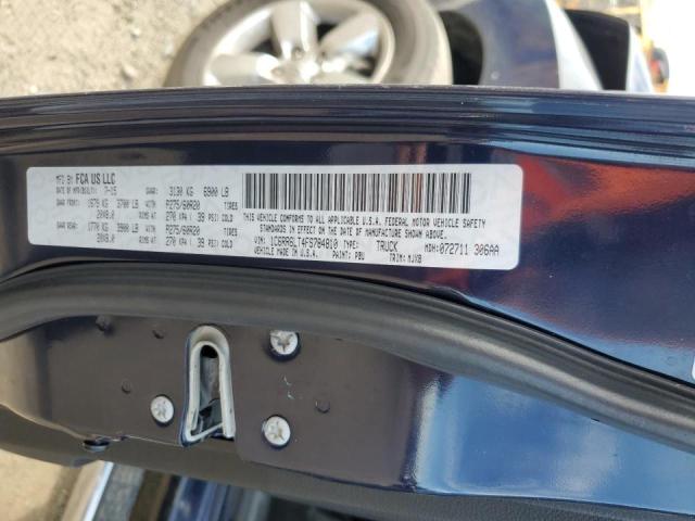 1C6RR6LT4FS784810 - 2015 RAM 1500 SLT BLUE photo 12