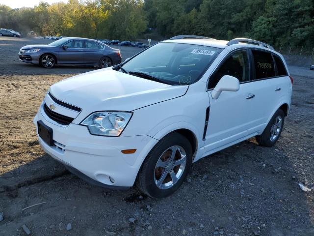 3GNAL3EK2ES529108 - 2014 CHEVROLET CAPTIVA LT WHITE photo 1