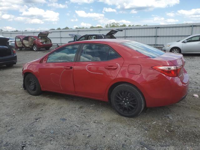 2T1BURHE5KC146811 - 2019 TOYOTA COROLLA L წითელი ფოტო 2