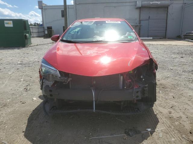 2T1BURHE5KC146811 - 2019 TOYOTA COROLLA L წითელი ფოტო 5