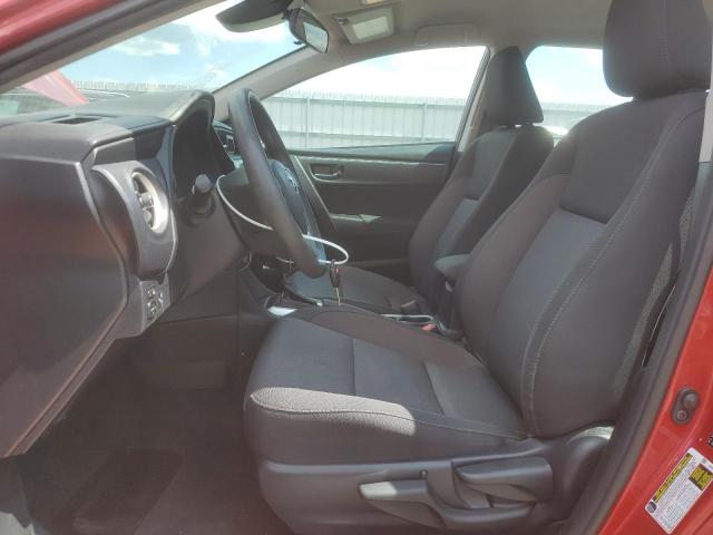 2T1BURHE5KC146811 - 2019 TOYOTA COROLLA L წითელი ფოტო 7