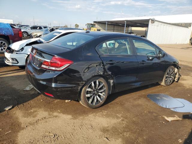 19XFB2F99FE000097 - 2015 HONDA CIVIC EXL შავი ფოტო 3