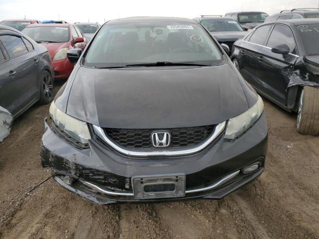 19XFB2F99FE000097 - 2015 HONDA CIVIC EXL BLACK photo 5