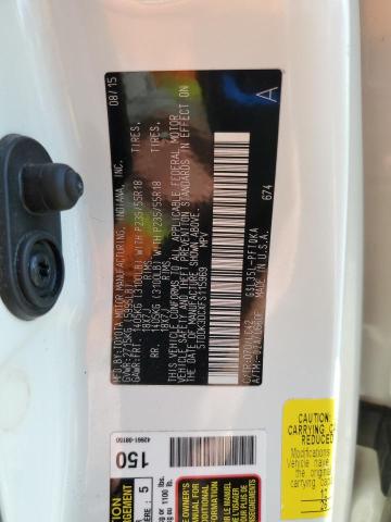 5TDDK3DCXFS115969 - 2015 TOYOTA SIENNA XLE WHITE photo 13