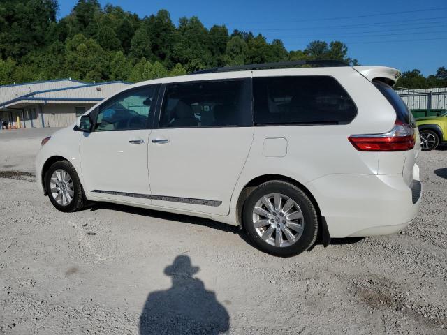 5TDDK3DCXFS115969 - 2015 TOYOTA SIENNA XLE WHITE photo 2