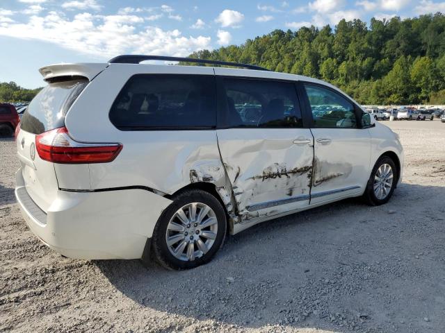 5TDDK3DCXFS115969 - 2015 TOYOTA SIENNA XLE WHITE photo 3