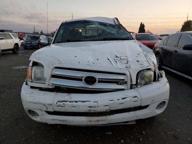 5TBBT44123S365395 - 2003 TOYOTA TUNDRA ACCESS CAB SR5 WHITE photo 5