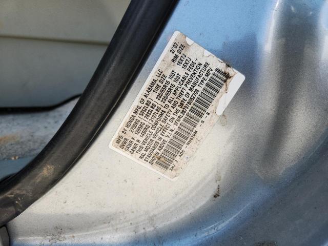 5FNRL38797B052708 - 2007 HONDA ODYSSEY EXL ვერცხლისფერი ფოტო 13