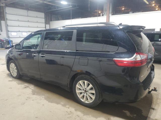 5TDDK3DC1FS111941 - 2015 TOYOTA SIENNA XLE BLACK photo 2