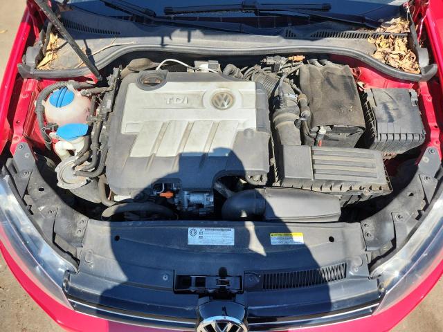 3VWML7AJ7EM600816 - 2014 VOLKSWAGEN JETTA TDI Czerwony zdjęcie 11