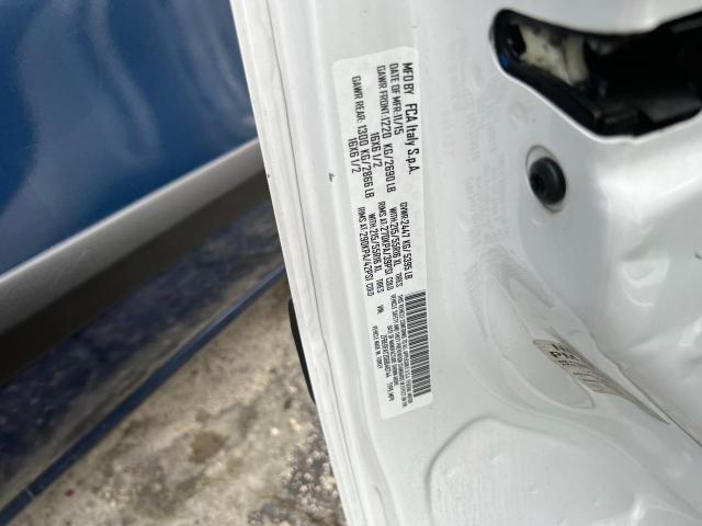 ZFBERFAT2G6B45744 - 2016 RAM PROMASTER WHITE photo 10