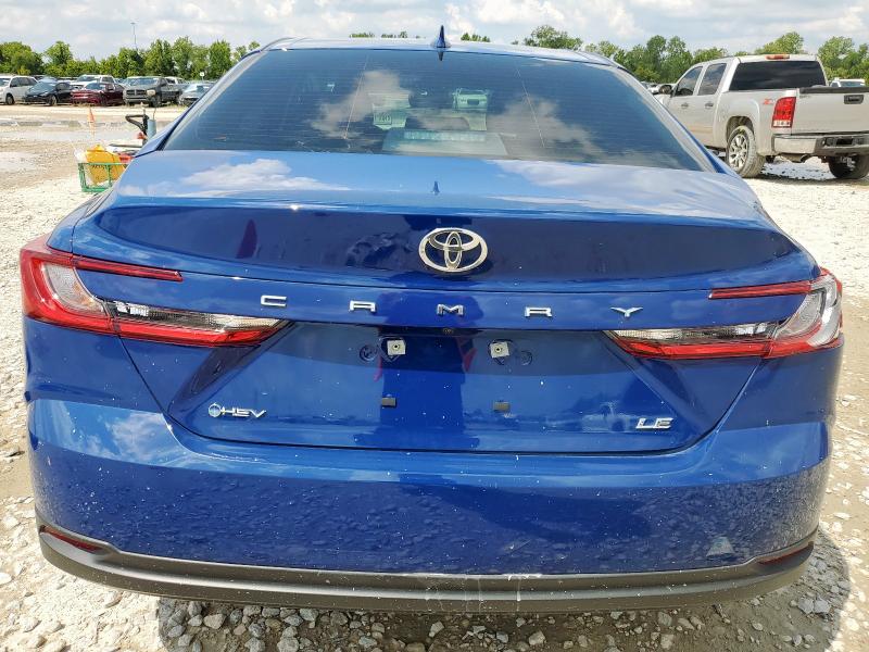 4T1DAACK2SU044378 - 2025 TOYOTA CAMRY XSE BLUE photo 6
