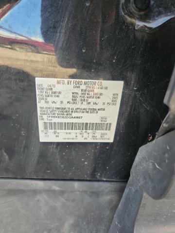 1FM5K8D82DGA40667 - 2013 FORD EXPLORER XLT Siyah fotoğraf 12