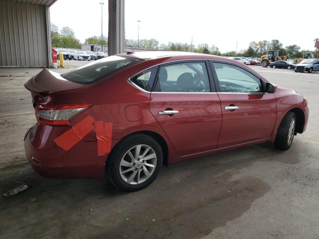 3N1AB7AP9FY304996 - 2015 NISSAN SENTRA S RED photo 3