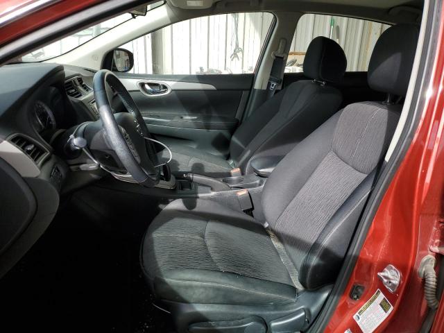 3N1AB7AP9FY304996 - 2015 NISSAN SENTRA S RED photo 7