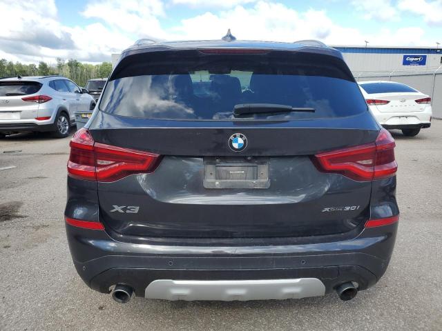 5UXTR9C52KLR06195 - 2019 BMW X3 XDRIVE30I GRAY photo 6