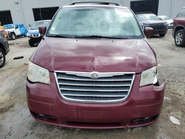 2A8HR54109R537181 - 2009 CHRYSLER TOWN & COU TOURING BURGUNDY photo 5