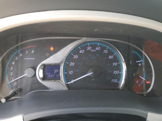 5TDYK3DC6CS245180 - 2012 TOYOTA SIENNA XLE GRAY photo 9